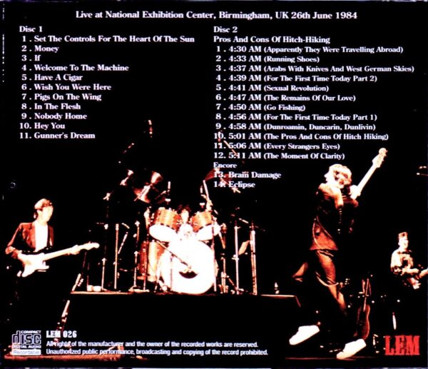 Roger Waters,Eric Clapton/UK 6.26.1984 - Image 2