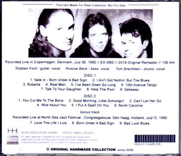 Robben Ford & the Blue Line/Denmark 1990 & more - Image 2