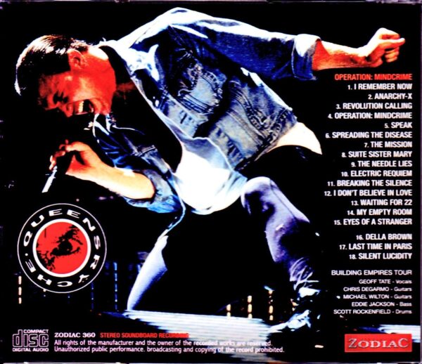 Queensryche/OH, USA 1991 - Image 2