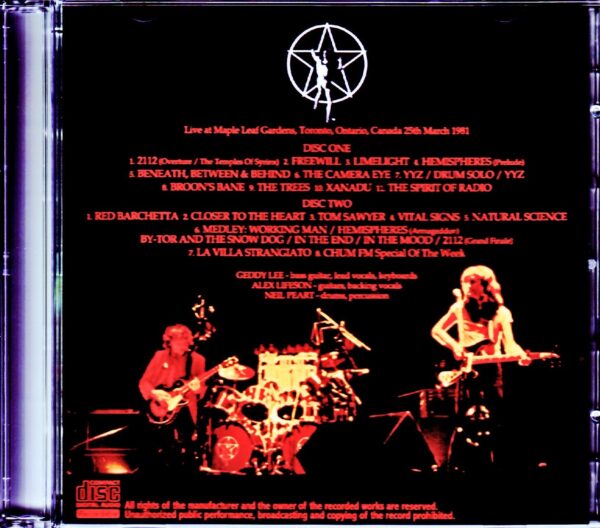Rush/Canada 3.25.1981 - Image 2