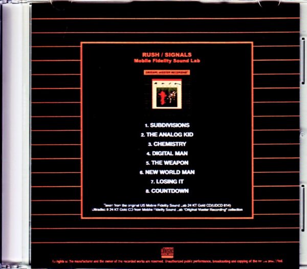 Rush/Signals Original US Mobile Sound Lab
