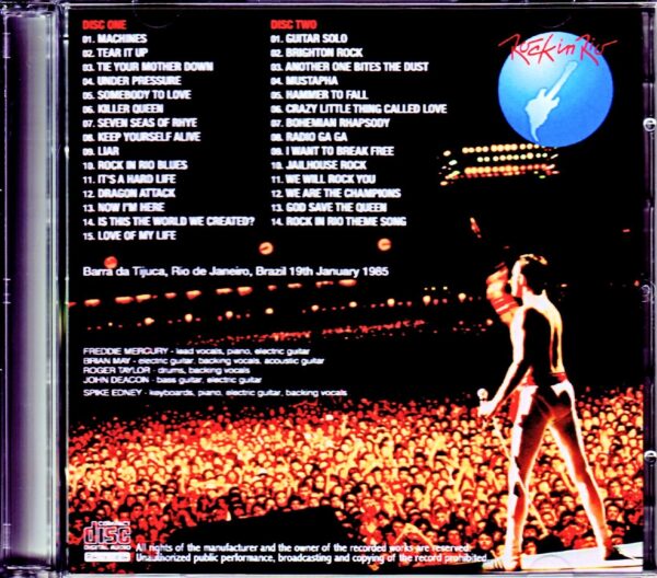 Queen/Brazil 1.19.1985 - Image 2