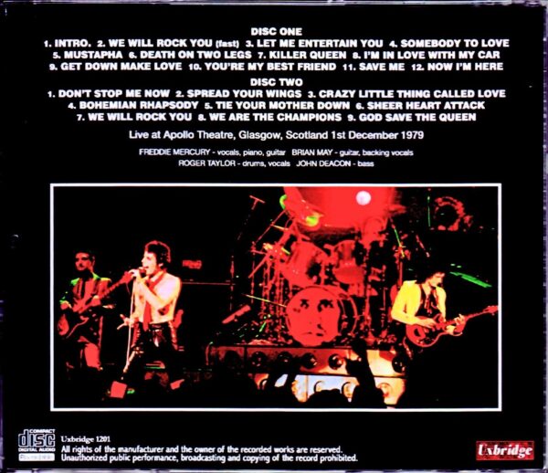 Queen/Scotland,UK 12.1.1979 - Image 2