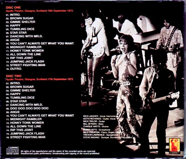 Rolling Stones/Scotland,UK 1973 2Days - Image 2