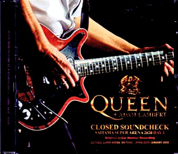 Queen,Adam Lambert/Saitama,Japan 1.25.2020 Soundcheck IEM Version