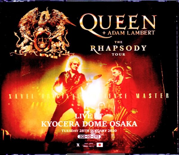 Queen,Adam Lambert/Osaka,Japan 2020 IEM Matrix S & V Version