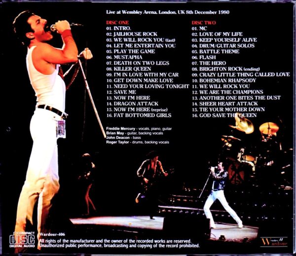 Queen/London,UK 12.8.1980 Legendary Master Tapes - Image 2