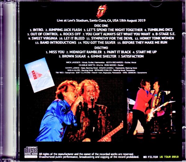 Rolling Stones/CA,USA 8.18.2019 Schoeps MK41 Recording - Image 2
