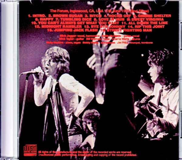 Rolling Stones/CA, USA 6.11.1972 2nd Show - Image 2