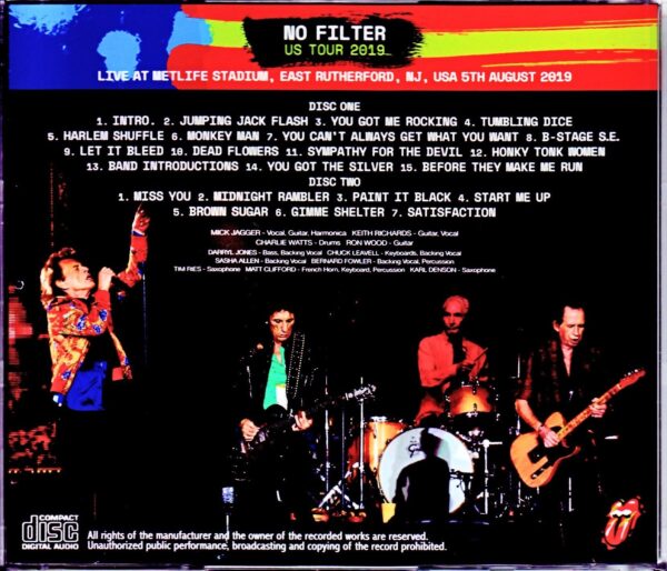 Rolling Stones/NJ,USA 8.5.2019 Remastered - Image 2