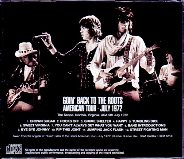 Rolling Stones/VA,USA 1972 Original LP Version Upgrade - Image 2