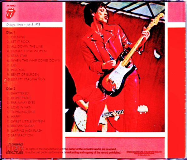 Rolling Stones/IL,USA 1978 Original LP Version - Image 2