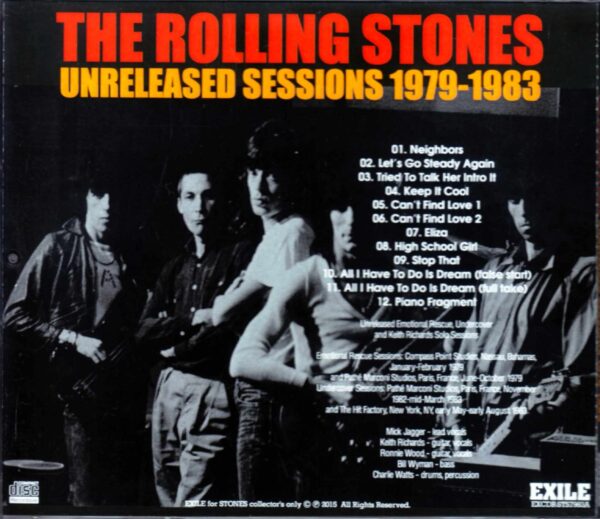 Rolling Stones/Unreleased Sessions 1979-1983 - Image 2