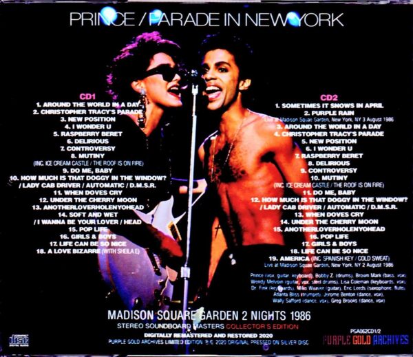 Prince/NY,USA 1986 2Days - Image 2