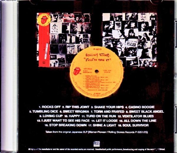 Rolling Stones/Exile On Main St. Original Japanese 2LP - Image 2