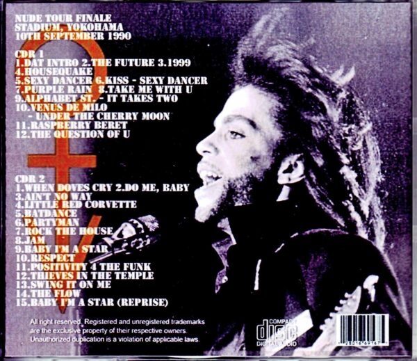 Prince & the New Power Generation/Kanagawa,Japan 9.10.1990 Sound & Vision - Image 2