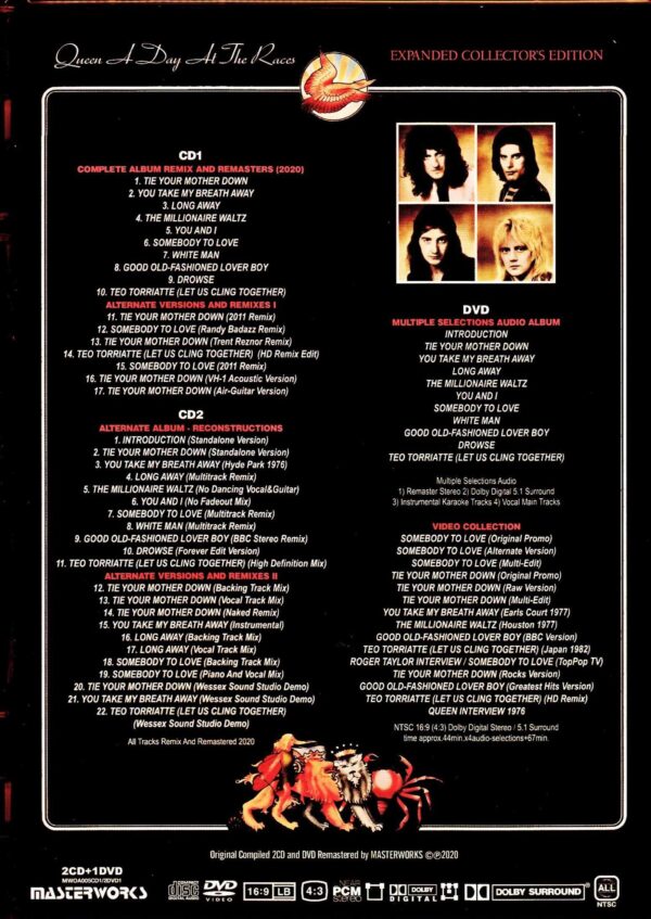 Queen/Splendid Races A Day at the Races Expanded Collector's Edition - Image 2