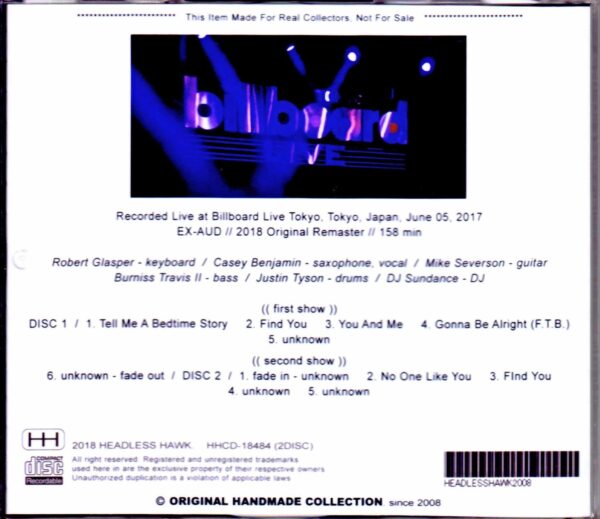 Robert Glasper Experiment/Tokyo,Japan 2017 - Image 2