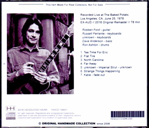 Robben Ford/CA,USA 1978 - Image 2