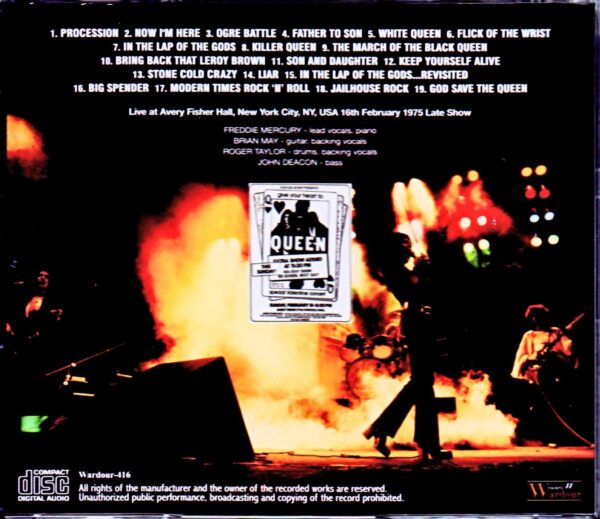 Queen/NY,USA 1975 Late Show New Source - Image 2