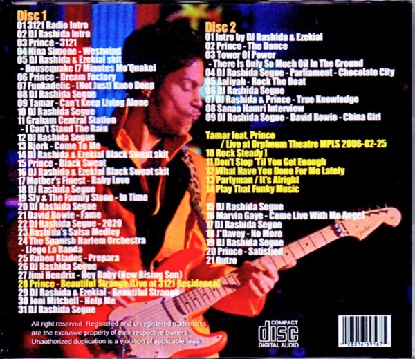 Prince,DJ Rahida/3121 & Milk Honey Promotion Radio Broadcast Demos - Image 2