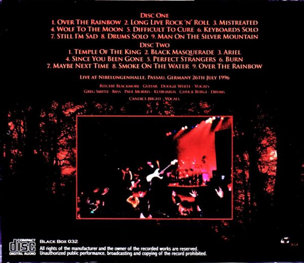 Ritchie Blackmore's Rainbow/Germany 1996 - Image 2