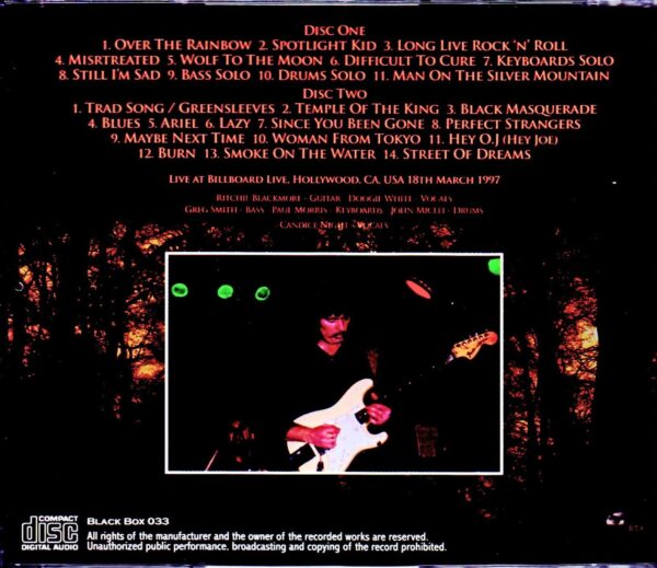 Ritchie Blackmore's Rainbow/CA,USA 1997 Complete - Image 2