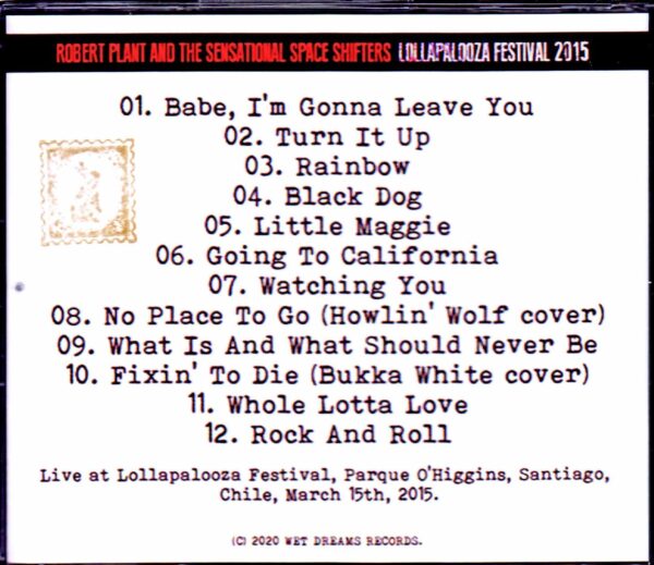 Robert Plant and the Sensational Space Shifters/Chile 2015 - Image 2