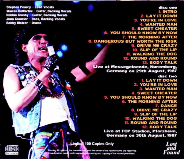 Ratt/Germany 1987 & more - Image 2