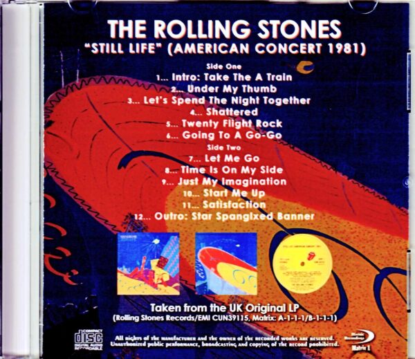 Rolling Stones/Still Life UK Original LP - Image 2