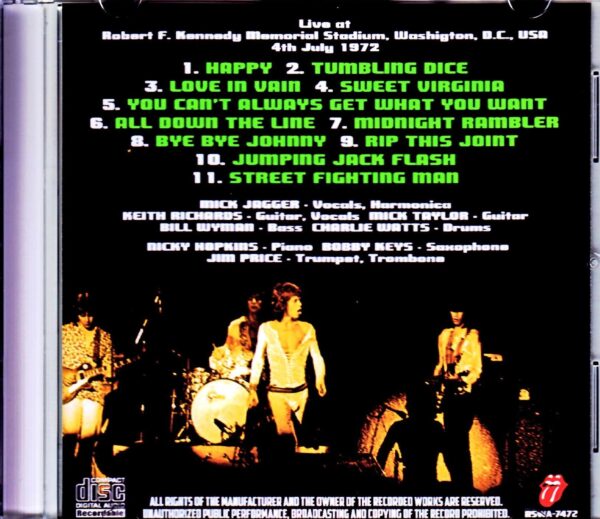 Rolling Stones/WA, USA 1972 - Image 2