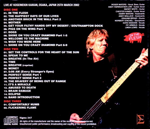 Roger Waters/Osaka,Japan 3.25.2002 - Image 2