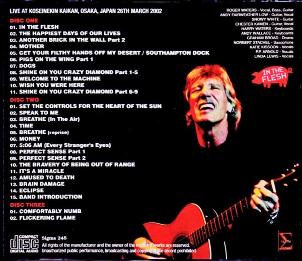 Roger Waters/Osaka,Japan 3.26.2002 - Image 2