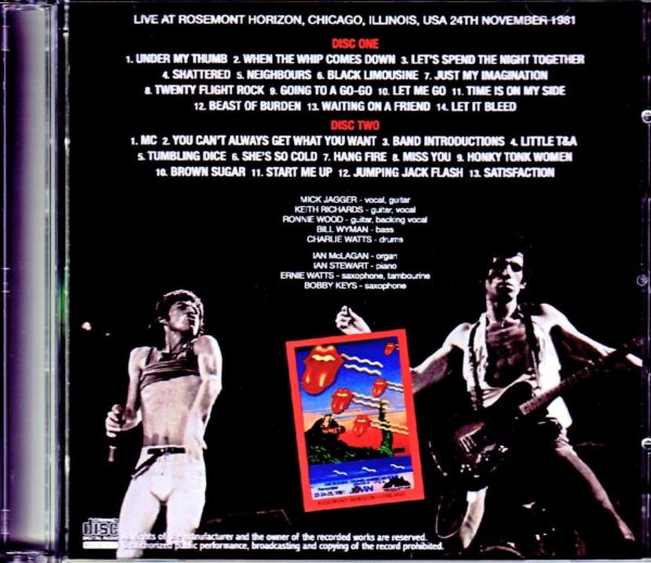 Rolling Stones/IL,USA 11.24.1981 New Source - Image 2