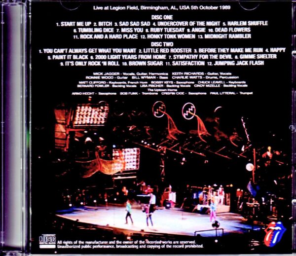 Rolling Stones/AL,USA 1989 New Source - Image 2