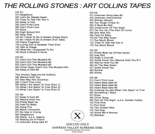 Rolling Stones/Art Collins Tapes Art Collins and more - Image 2