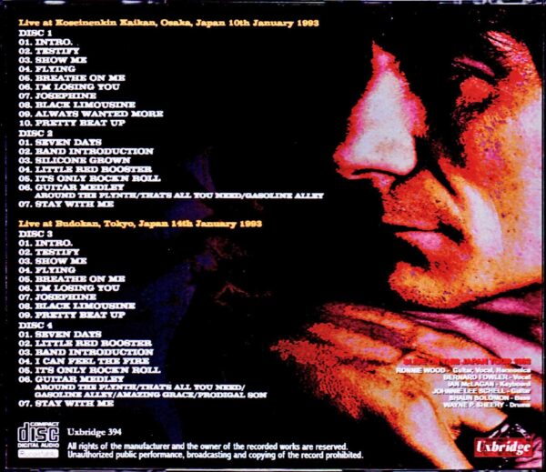 Ron Wood/Osaka & Tokyo,Japan 1993 2Days Complete - Image 2