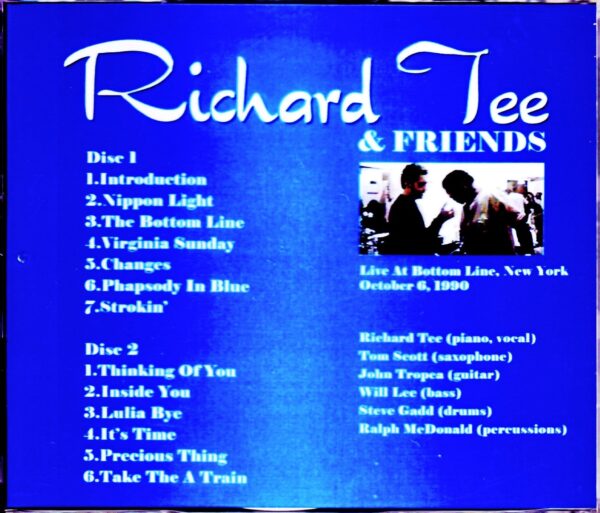 Richard Tee & Friends Tom Scott,Steve Gadd/NY,USA 1990 - Image 2