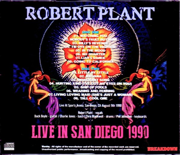 Robert Plant/CA, USA 1990 - Image 2