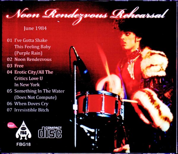 Prince/NY,USA 1984 Rehearsals - Image 2