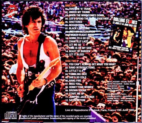 Rolling Stones/France 6.13.1982 New Source - Image 2