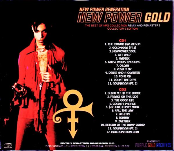 Prince New Power Generation/Gold Nigga Exodus Newpower Soul Remix and Remaster Compilation - Image 2