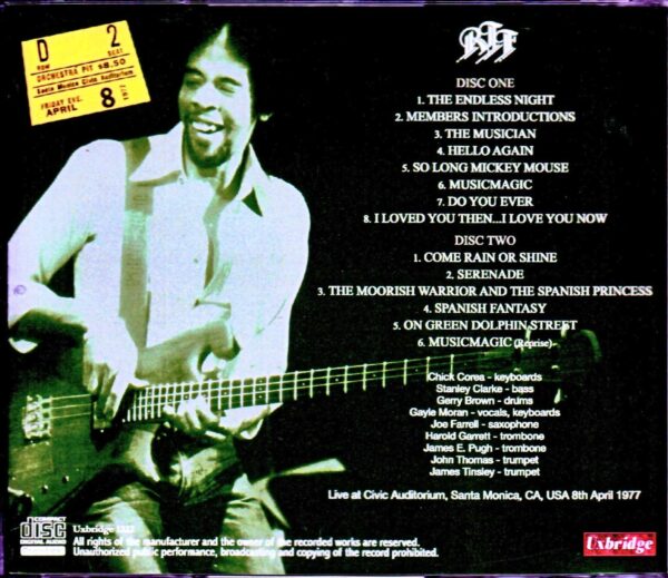 Return to Forever/CA,USA 1977 - Image 2