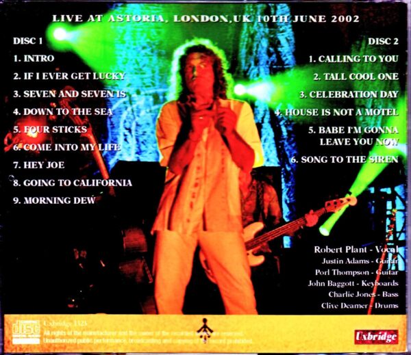 Robert Plant/London,UK 2002 - Image 2
