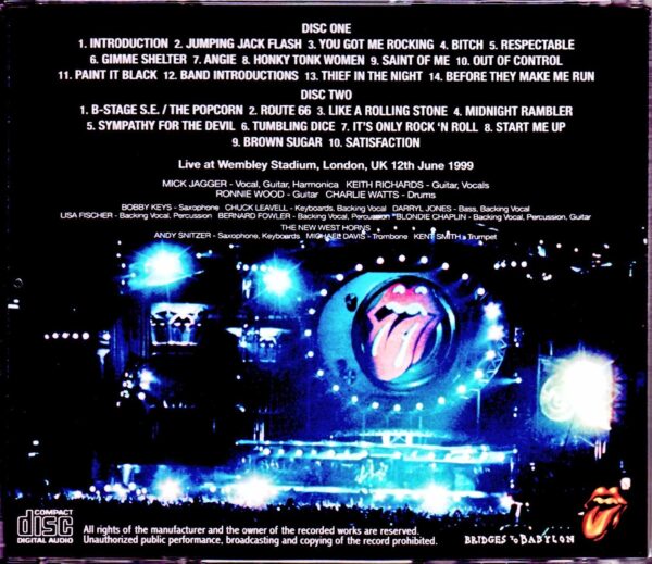 Rolling Stones/London,UK 6.12.1999 Upgrade - Image 2