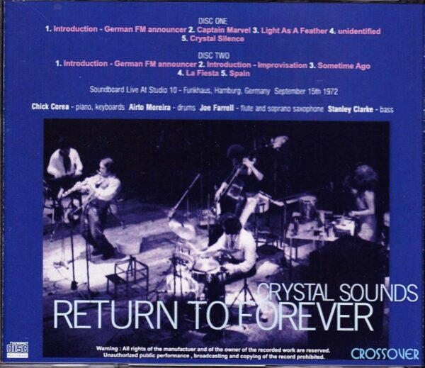 Return to Forever/Germany 1972 - Image 2
