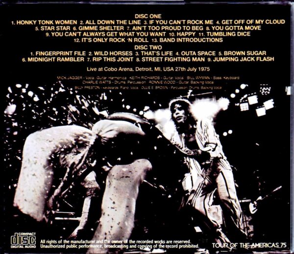 Rolling Stones/IN,USA 7.27.1975 New Source - Image 2