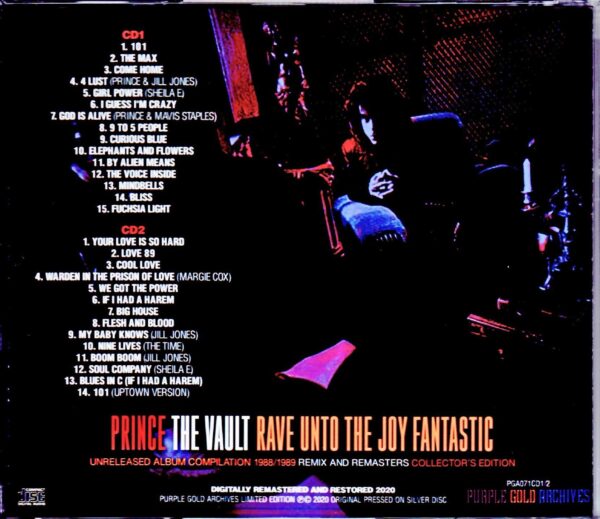 Prince/Rave unto the Joy & Unreleased Compilation 1988-1989 - Image 2