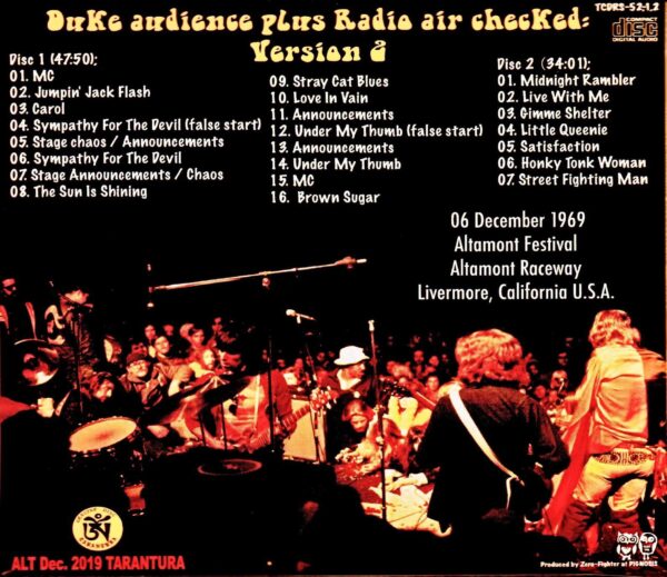 Rolling Stones/The Tragedy of Altamont Version2 CA,USA 1969 - Image 2