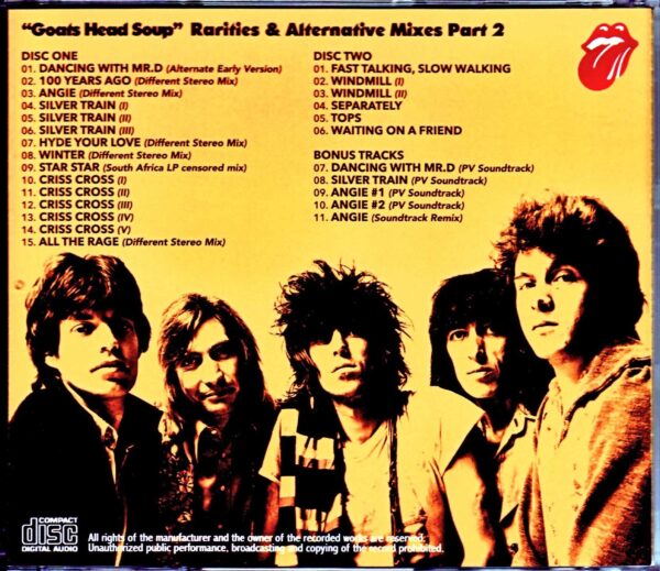 Rolling Stones/Goats Head Soup Rarities & Alternate Mixes - Image 2
